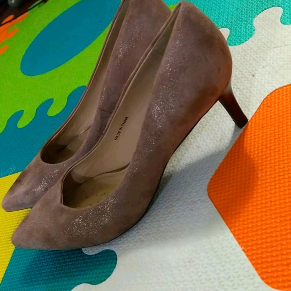 Geox pink respira pump heels